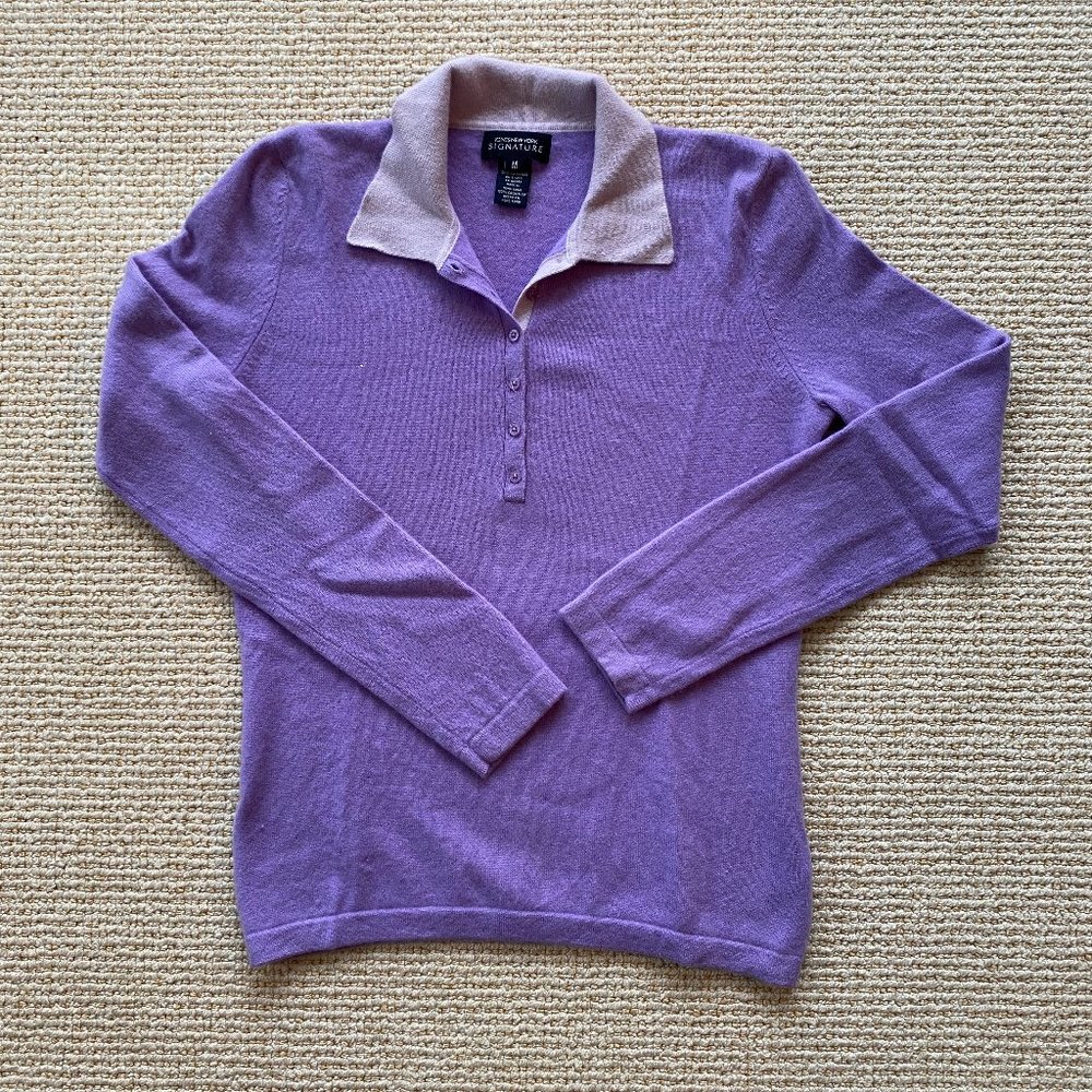 Jones New York Two-Toned Sweater